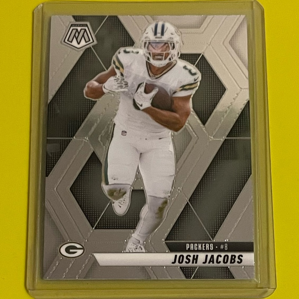 Josh Jacobs #156 2025 Panini Mosaic Football Trading Card